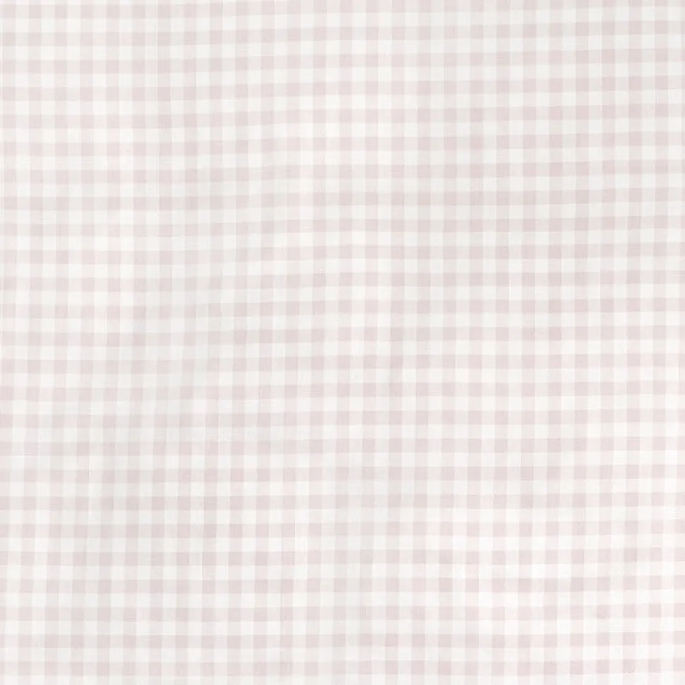 Picnic Gingham Crib Sheet in Pink
