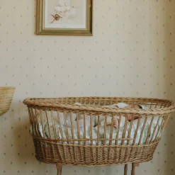Picnic Gingham Crib Sheet in Green
