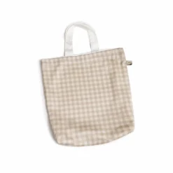 Picnic Gingham Play Mat in Beige