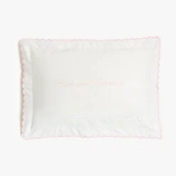 Picnic Gingham Toddler Pillow in Pink