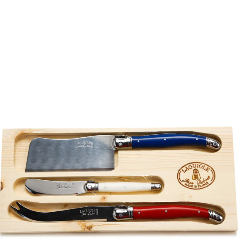 3-Piece Cheese Set in Paris Colors
