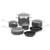 13-Piece Contour Hard Anodized Set in Black