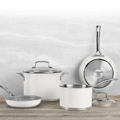 11-Piece Matte White Set in White