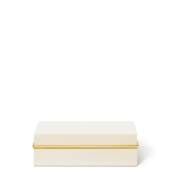 Piero Small Lacquer Box in Cream