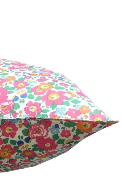 Pillowcase Made With Liberty Fabric in Betsy Deep Pink