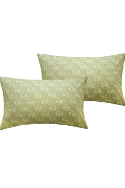 Pillowcase Made With Liberty Fabric in Capel Pistachio