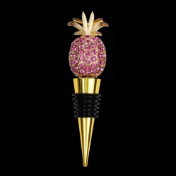 Pineapple Wine Stopper in Rose