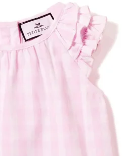 Pink Gingham Amelie Short Set