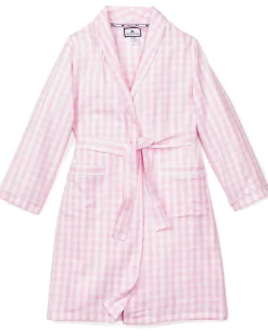 Pink Gingham Robe