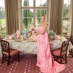 Pink Lady Isabella’s Garden Tablecloth
