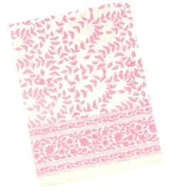Pink Leaves Tablecloth