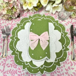 Pink Leaves Tablecloth