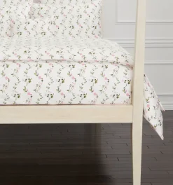 Pink Pond Floral Duvet Cover