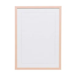 Plaster Pink Wood Picture Frame