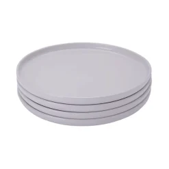 Plates in Gray, Set of 4