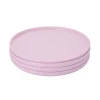 Plates in Pink, Set of 4