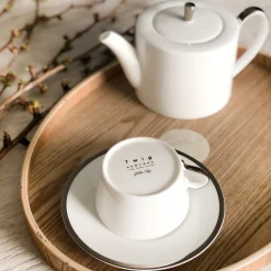 Platinum Edge Teapot
