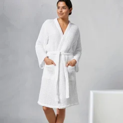Plush Waffle Bathrobe