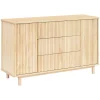 Pogo Tambour Assembled Dresser in Blonde