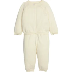Pointelle Knit Set in Cream