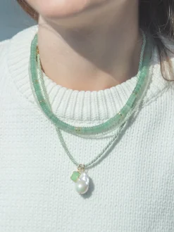 Polly Necklace in Green