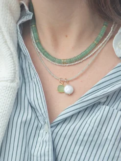 Polly Necklace in Green