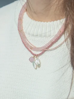 Polly Necklace in Pink