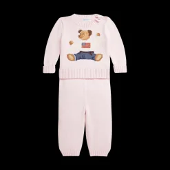 Polo Bear Sweater and Flag Set