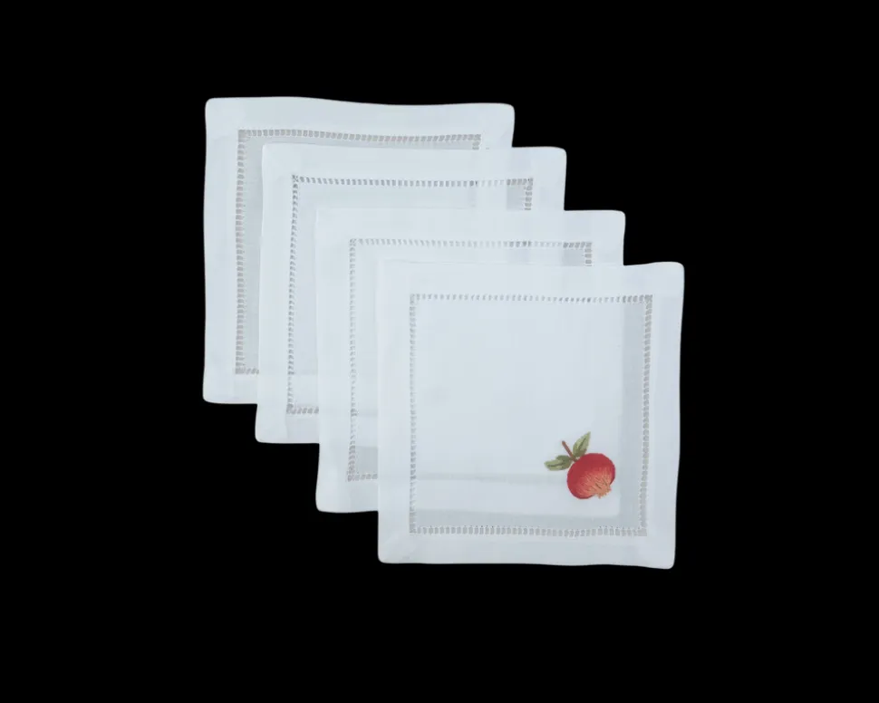 Pomegranate Cocktail Napkin Set
