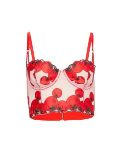 Pomodoro Embroidery Bustier