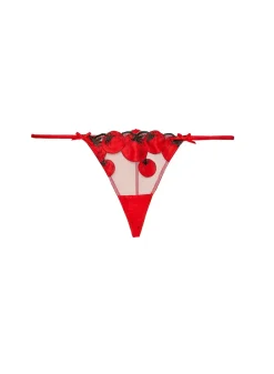 Pomodoro Embroidery V-String
