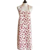 Poppies Apron in Red & Green