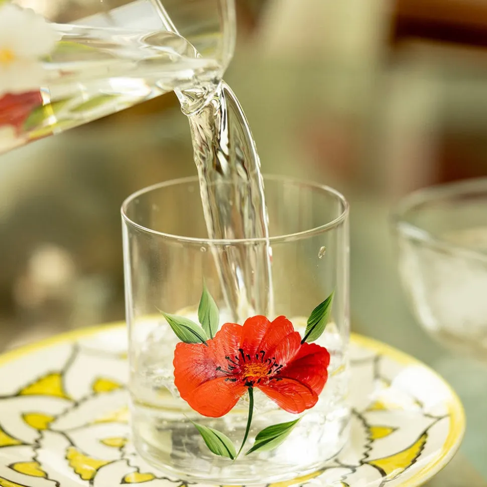 Poppy Crystal Tumbler