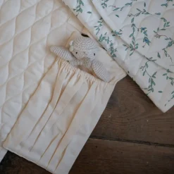 Portable Changing Pad in Beige Gingham