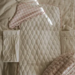Portable Changing Pad in Pink Gingham