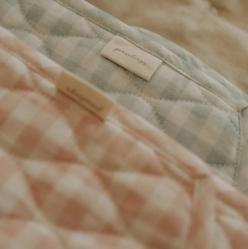 Portable Changing Pad in Pink Gingham