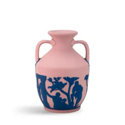 Portland Small Vase in Pink & Saxon