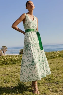 Posey Dress in Palm