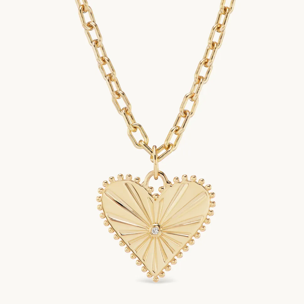 Pour Toujours Necklace in White Diamond