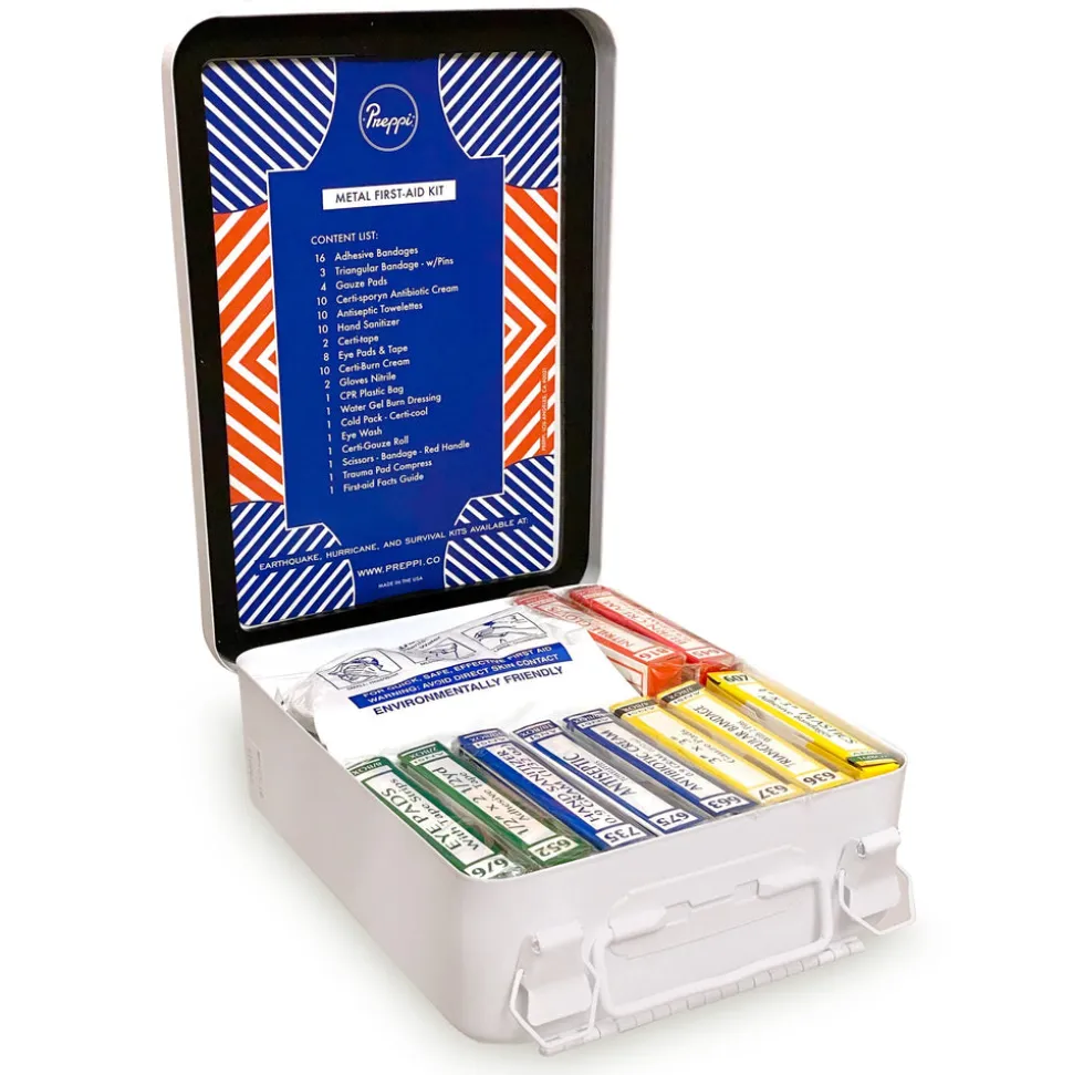 Preppi Metal First-Aid Kit