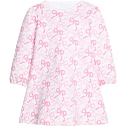 Printed T-Shirt Dress in Bows & Ribbons