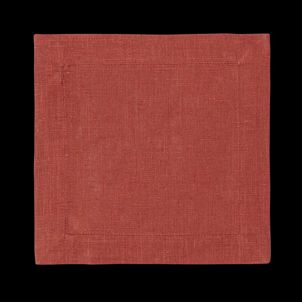 Prism Brick Cocktail Napkin in Linen