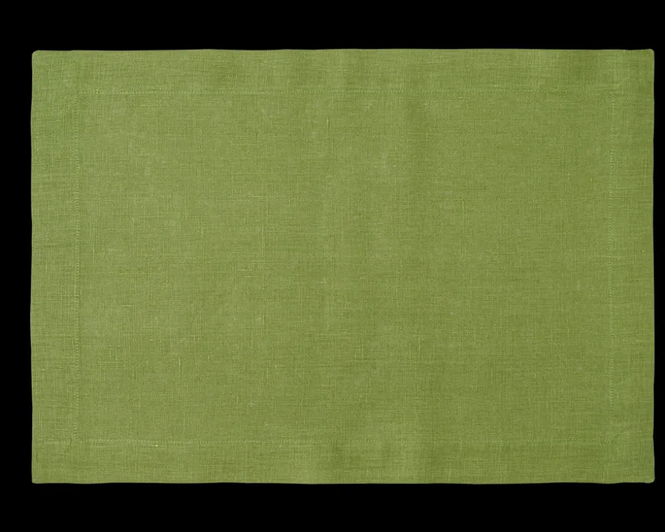 Prism Lime Placemat in Linen