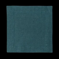 Prism Peacock Cocktail Napkin in Linen