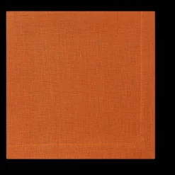 Prism Tangerine Napkin in Linen