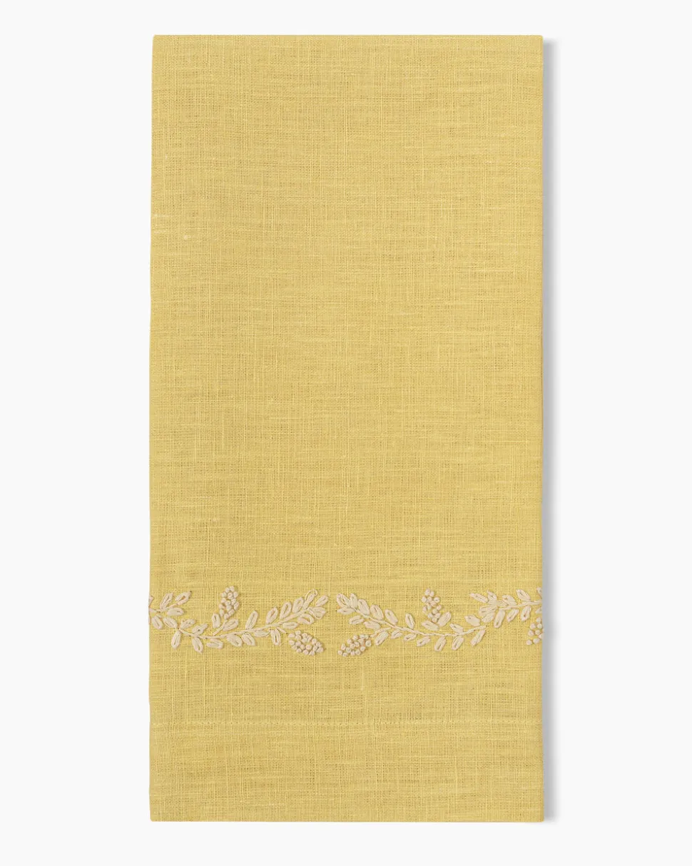 Prism Vine Linen Hand Towel