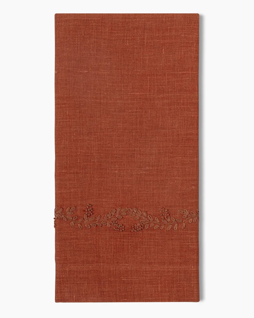 Prism Vine Linen Hand Towel