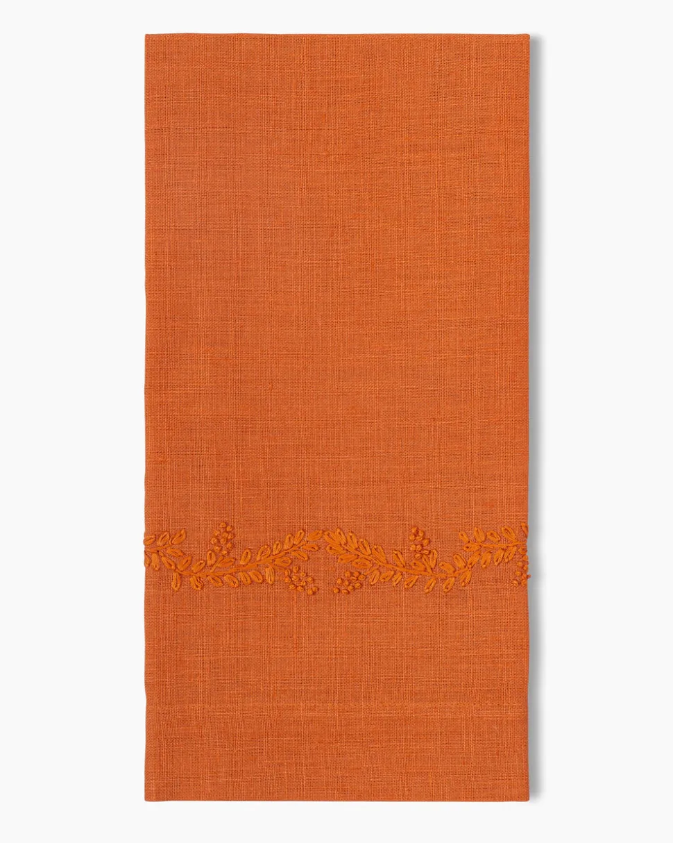 Prism Vine Linen Hand Towel