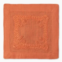 Prism Vine Linen Square Cocktail Napkins