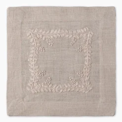 Prism Vine Linen Square Cocktail Napkins